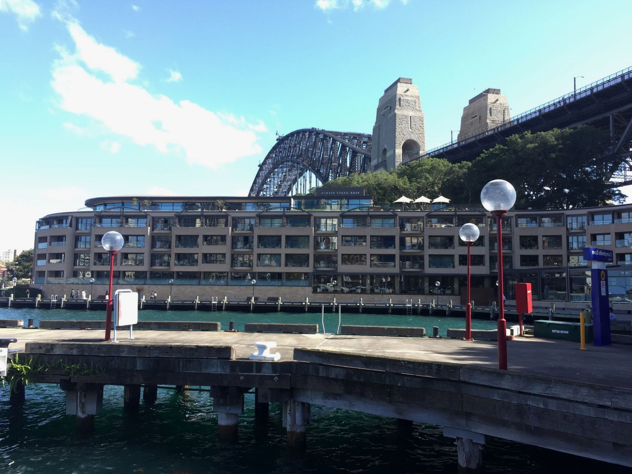 Park Hyatt Sydney in its Sydney Harbour location