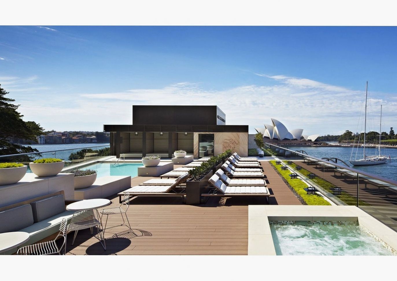 Park Hyatt Sydney rooftop swimming pool