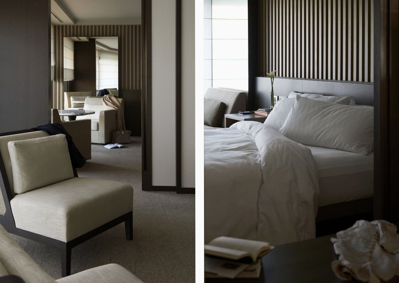 Contemporary harbour-facing interior at Park Hyatt Sydney