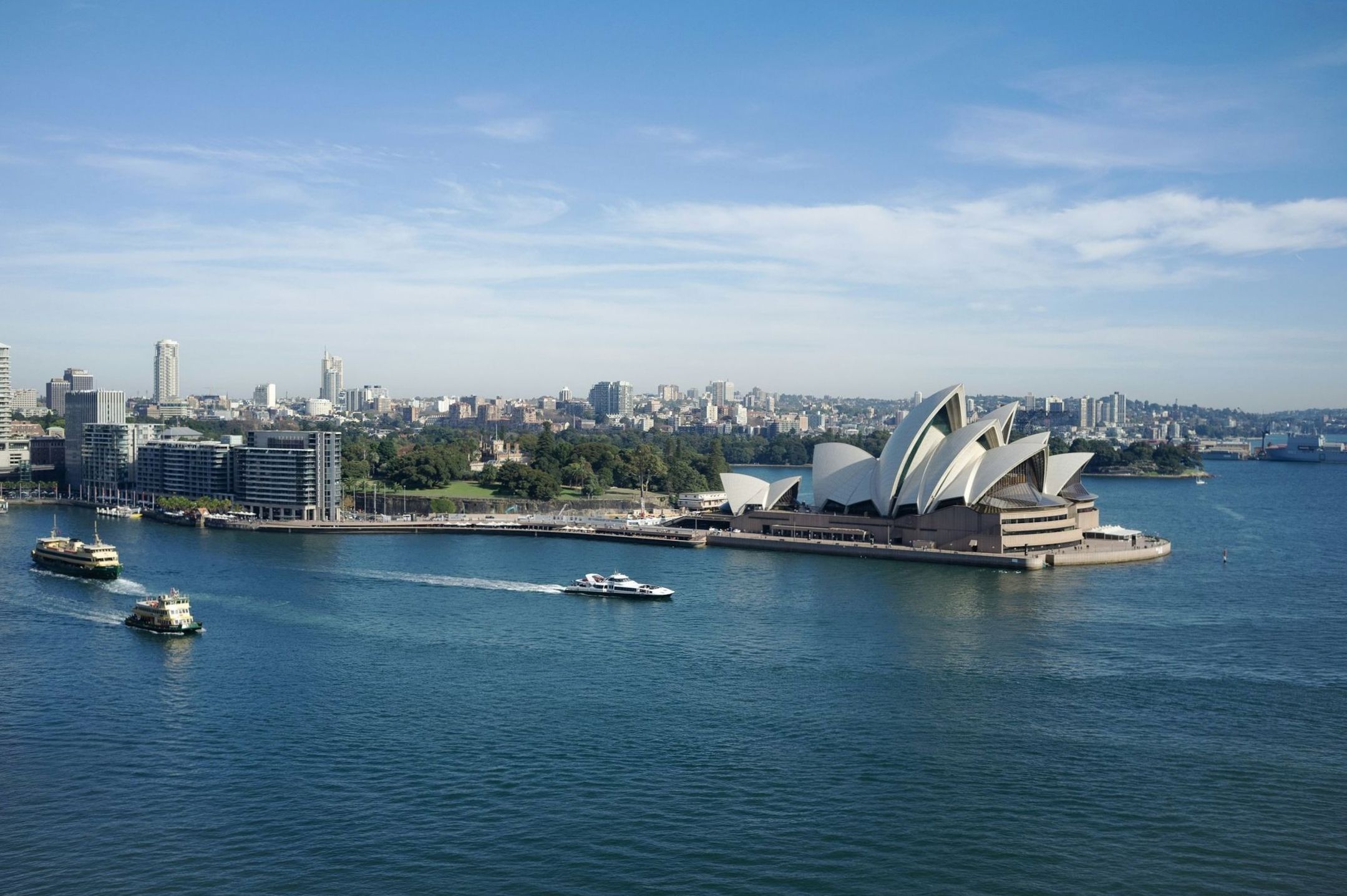Sydney Harbour setting featured in the Park Hyatt Sydney overview